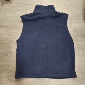 Navy Fleece Sleeveless Vest
